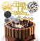 Jxuzh Happy 17th Birthday Tortendeko Schwarz Gold 17 Jahre Mädchen Jungen Kuchendeko 17. Geburtstag Kuchen Deko Tortendeko 17 Geburtstag Jungen Tortendeko Herz Stern Für 17 Geburtstag Cake Topper