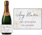 Personalised Bottle Label Sticker - Perfect for Any Occasion - Any Text - Birthday, Wedding Congratulations c63