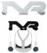 VR Headset Wall Mount Controller Bracket Home Storage Hanger for Meta Quest 3 2/Quest Pro/Pico 4 /Quest Rift VR Accessories (White)