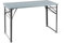 Stagecaptain BBT-119 GY Hirschgarten Bierzelttisch 119 cm 4X Set - 2 robuste, Kurze Biertische (119 cm lang) - Lackierte Oberfläche - Zusammenklappbar - Einfach zu verstauen und transportieren - Grau