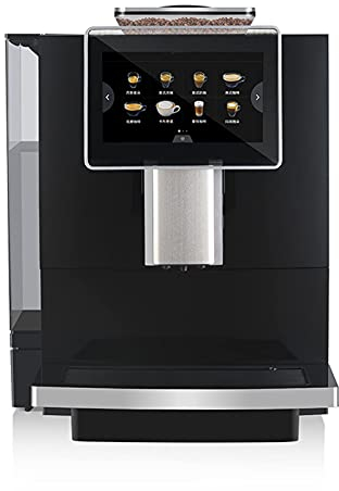 Fully Automatic Coffee Machine, 4L Large-capacity Italian One-button Freshly Ground Multi-function Coffee Machine, Smart Home Office Commercial Silver, Black