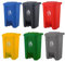 Recycling Dustbin Rubbish Pedal Bin Waste Trash Bin | Foot Pedal Bin Home Bedroom Bathroom Kitchen | Indoor Outdoor Rubbish and Waste Bin with Pedal | Bin Recycling Waste Dustbin (Grey, 80 Litre)