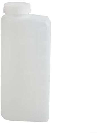 Emiif Oil Mixing Bottle, 600ML 2-Stroke Oil Petrol Fuel Mixing Bottle Oil Container for Chainsaw Ironing Machine for Strimmers