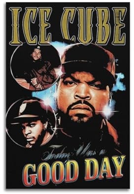 MUHDENG Eiswürfel-Poster, Raumdekoration, künstlerisches Poster für Schlafzimmer, Wohnzimmer, Wände, ästhetisches Poster, 20 x 30 cm, ungerahmter Stil