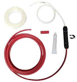 HotPipe Heating Cable Kits for Hot Water Pipework (Red, 50m)