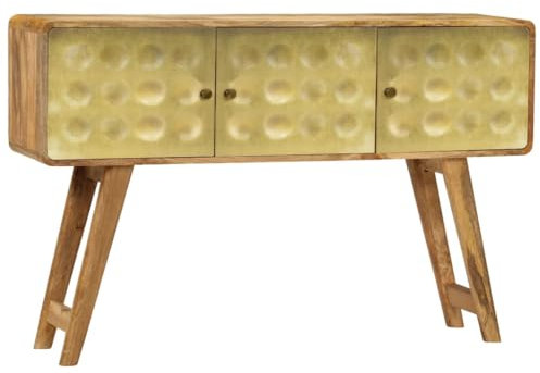 UJCHVHN Schränke & Aufbewahrung Sideboard aus massivem Mangoholz 120x30x80 cm Buffets & Sideboards