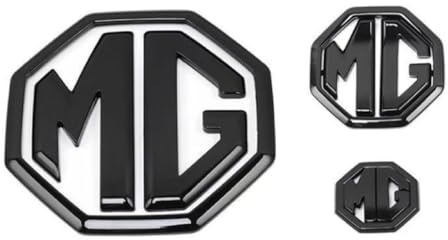 DDHHBH Auto Emblem Aufkleber für MG MG4 2022 2023 2024,ABS Logo Badge Selbstklebend Abzeichen Auto Vorne Hinten Marke Etikett Tuning Auto Deko Zubehör,B