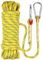 Dawumin 10m Seil, Kletterseil mit Karabiner, Reepschnur Seile mit 2 Enterhaken, Hoher Sicherungsseil für Outdoor Bergsteigen, Schaukel, Fischen, Camping (Gelb)