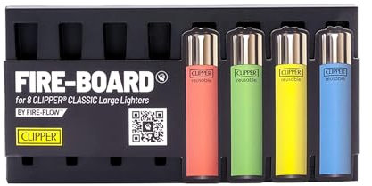 FIRE-Board/Clipper Sammel-Board - Feuerzeug Aufbewahrung für Clipper Classic Large (für 8 Clipper)