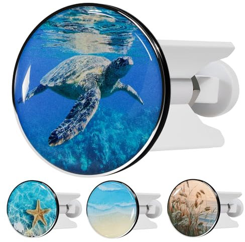 1 Pezzi Tappo Lavandino Bagno Universale, Tappi per Lavandino Bagno da 40 mm, Tappi Lavandino Bagno di Qualità,Tappi Per Lavandino,Per Lavabo da Cucina e Bagno,Lavabo,Tappo Bidet, Tartaruga