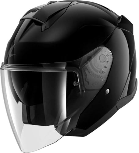SHARK, Jet Motorradhelm SKWAL JET BLANK Black BLK, M