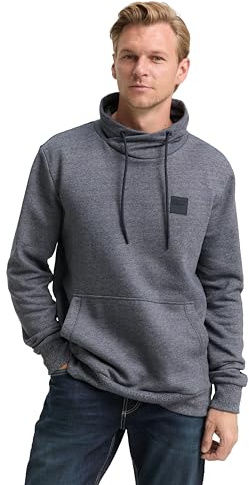 Tom Tailor Herren 1047805 Snood Sweatshirt in Melange-Optik