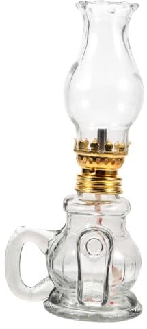 Gatuida Öllampe Im Vintage-Stil Glas Petroleumlampe Für Dekoration Tischplatte Oder Ständer
