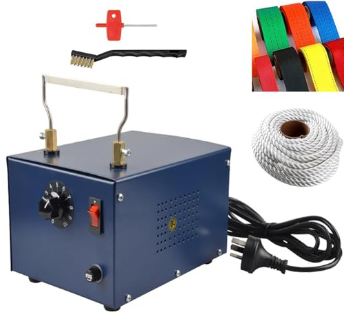 YXYLJOZ Electric Rope Cutter with Hot Knife Thermal Blade, Adjustable Temperature up to 500℃, for Cutting Braid, Fabric, Webbing, Belting, and Ribbon