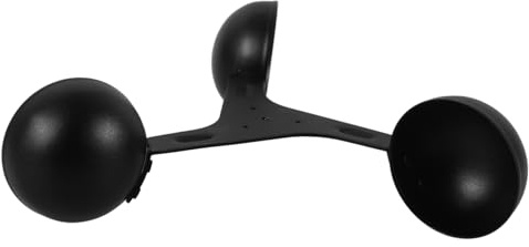 FUTUREORYY Capteur De Vitesse Du Vent à 3 Coupelles En Métal Pour Mesure Précise De Flux D'air Agricole, Remplacement D'anémomètre Pour Monitoring Météo Extérieur
