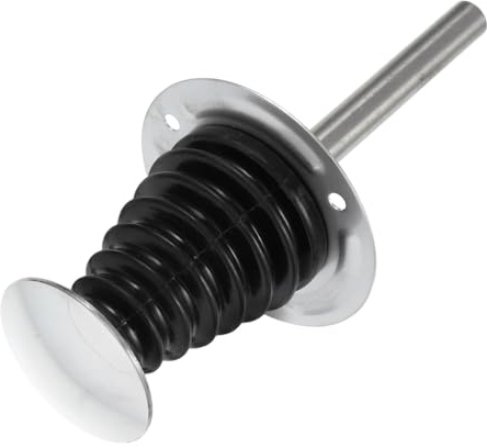 Hemobllo Cold Storage Door Mechanism Stainless Steel Rods Inside Latch for Cold Storage Easy Maintenance Silver Push Pull Handle for Oven