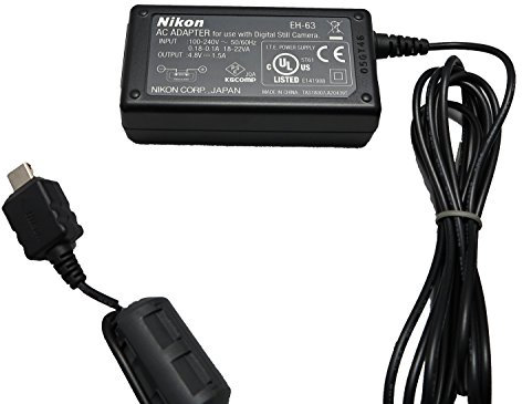 Nikon EH-63 AC Adapter for Nikon Coolpix S1 & S3 Digital Camera (25684) (pp)