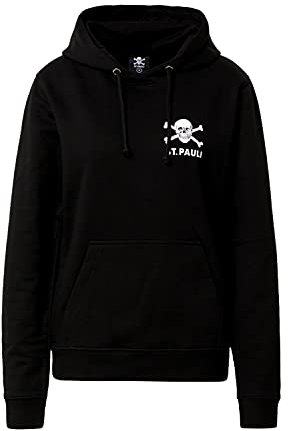 FC St. Pauli Damen Sweatshirt schwarz/weiß L