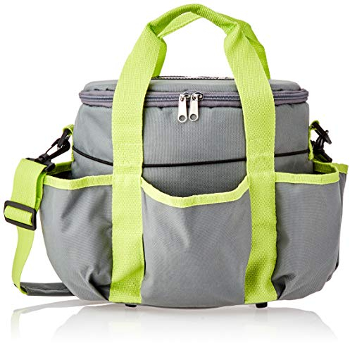 Kerbl Pet 81488 Aufbewahrungstasche, 27 x 22 x 22, anthrazit/Pistazie