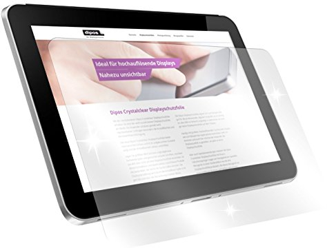 dipos I 2X Pellicola Protettiva Compatibile con ASUS ZenPad 10 Pellicola di Protezione Cristallo