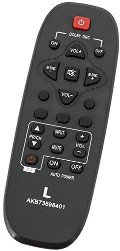 ALLIMITY AKB73598401 Remote Control Replace for LG Soundbar NB2020A NB2022A NB2030A NB-2020A NB-2022A NB-2030A