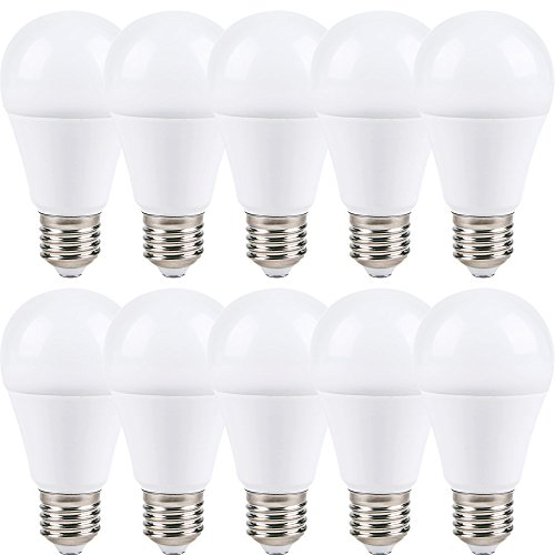 NCC-Licht 10 x LED Leuchtmittel 9W = 60W E27 opal matt warmweiß 3000K 270°