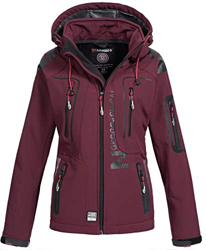 Geographical Norway Tislande Damen Softshell Jacke Burgundy Gr. M
