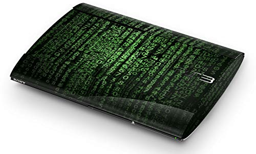 Skins4u Aufkleber Design Schutzfolie Vinyl Skin kompatibel mit Sony PS3 Playstation 3 Super Slim Krypto