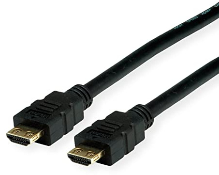 VALUE 4K HDMI Ultra HD Kabel mit Ethernet, schwarz, 1 m | ST/ST | ST/ST