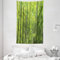 ABAKUHAUS Grün Wandteppich und Tagesdecke, Exotische Tropische Bambus aus Weiches Mikrofaser Stoff Waschbar ohne Verblassen Digitaldruck, 140 x 230 cm, Grün