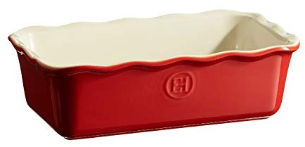 Emile Henry Modern Classic Loaf Pan, 1.4qt, Rouge