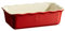 Emile Henry Moderne, klassische Kastenform, 1,4 qt, Rouge