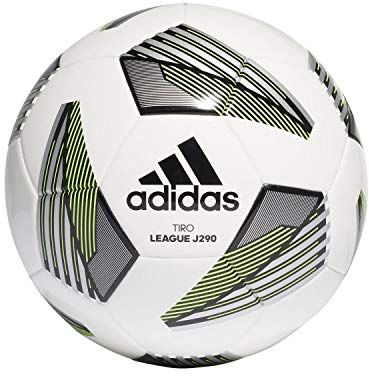 adidas FS0371 Tiro LGE J290 , Ball, Weiß / Schwarz / Silber Met./Team Solar-Grün, 4/Futs, Unisex