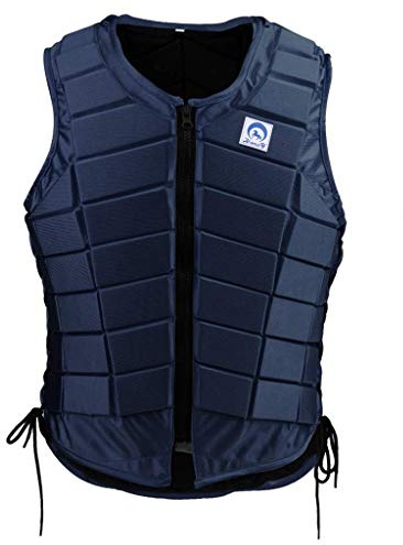 Tuoservo EVA Padded Equestrian Protective Vest, Horse Riding Body Protector Safety Waistcoat - Comfortable and Lightweight (Kids CL)
