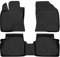 WALSER XTR Gummi Fussmatten Auto für Toyota Avensis (T27) 2008-2011, 100% passgenaue Auto Fußmatten, robuste Universal Fußmatte Auto, Gummimatten Auto, Auto Fussmatten Gummi
