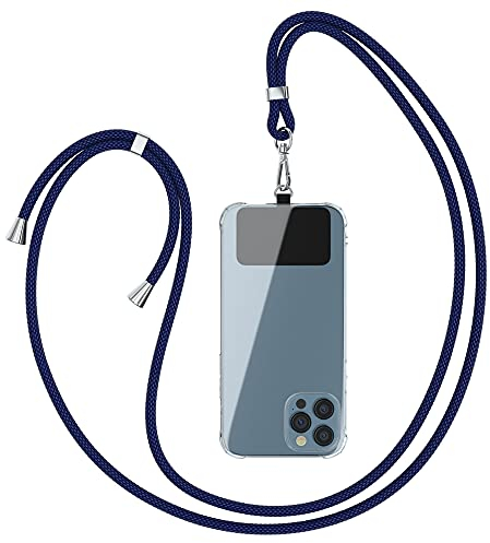 EAZY CASE - Handykette Universal [KOMPATIBEL MIT JEDEM Handy] - Handyband & Schnur zum Umhängen - Handyhülle mit Kette - Handy Umhängeband - Phone Strap Schnur - Lanyard Handy Kordel - Phone Chain