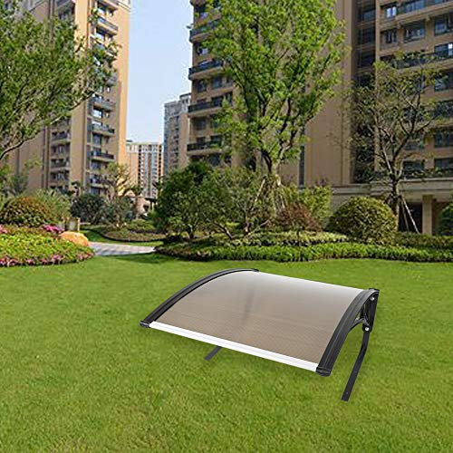 Anth Carport pour robot tondeuse - Protection pour votre robot - Polycarbonate - Housse de garage pour tondeuses à gazon machines de jardin - 100 x 78 x 50 cm (marron)