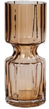 Broste Copenhagen Hyacint Vase Glas Indian Tan 20 cm