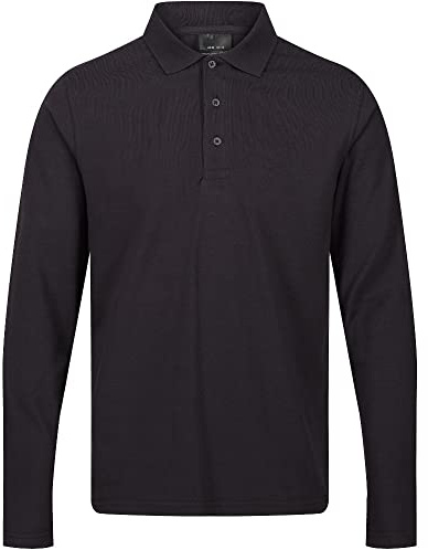 Regatta Herren Professional Mens Pro 65/35 Classic Long Sleeve Polo Shirt Polohemd, Grau, 3XL