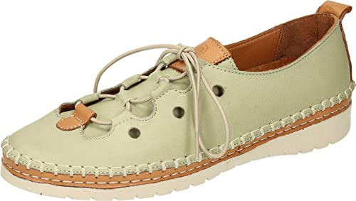 Manitu Damen 840061-07 Sneaker, grün, 39 EU