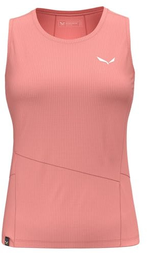 Salewa Damen Puez Sporty Dry W Tankt Hiking Shirt, Lantana Pink, L EU