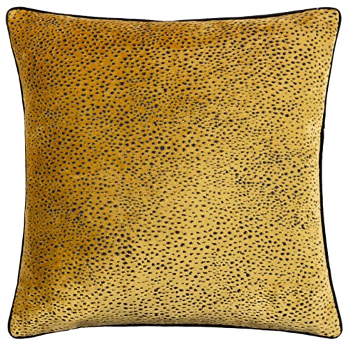 Paoletti Estelle Polyester Filled Cushion,Gold/Black