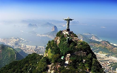 Puzzle 1000 Teile Rio De Janeiro Statue Von Christus Dem Erlöser 75 * 50Cm