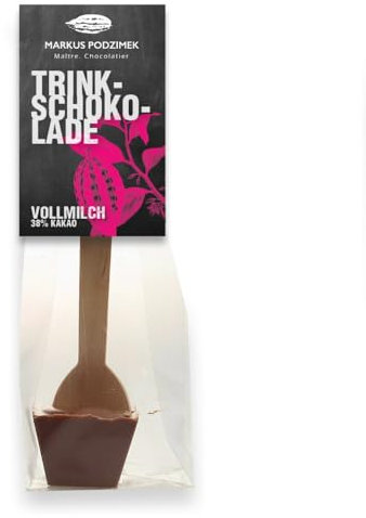 das.naschwerk Vollmilchschokolade 38% Cacao - Trinkschokolade am Löffel