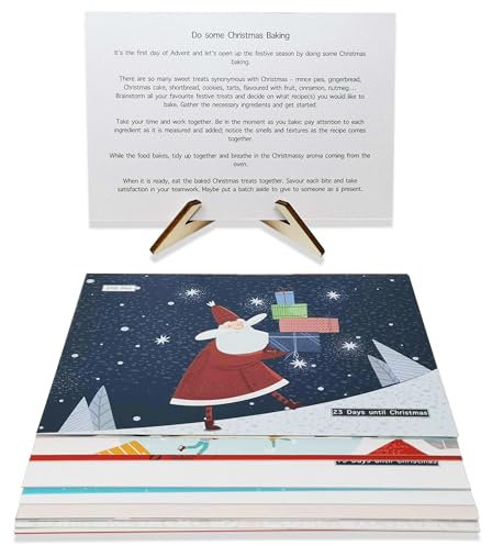 Embracing Mindfulness Achtsamkeit Adventskalender für Aufgaben und Aktivitäten, damit Sie Weihnachten noch mehr genießen und schätzen können (Paare (Weihnachtsdaten))