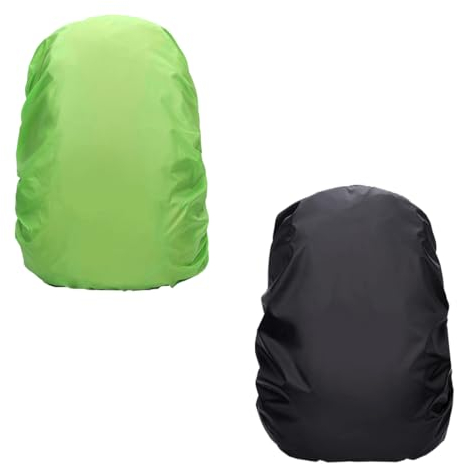 GXGM Juego de 2 Fundas para Lluvia, Fundas para Lluvia, Mochila Impermeable, Fundas Impermeables para Mochila para Senderismo, Camping, Viajes y Ciclismo