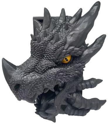 RUDFUZ Serre-livres en résine en forme de dragon pour la maison et le bureau