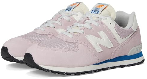 New Balance Kid's 574 V1 Lace-Up Sneaker (Big Kid), Twilight Haze/Sea Stone, 7 M