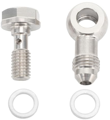 Kit De Rondelles De Boulon Banjo, Rondelle De Boulon Banjo, Kit De Boulons Banjo M8 X 1,25 Mm à An4, Raccord De Boulon Banjo En Acier Inoxydable à Haute Capacité De Charge Avec Rondelle