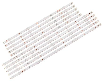 TVKSIPAR LED Backlight Strip 9 Lamp Fit For Philips 50 TV 50PUS6162/12 50PUS6753 50PUS7383 50PUS6523 50PUS6503 LB50086 LB50082 LB50089